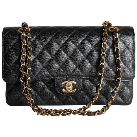 chanel medium caviar gold|Flap Bags .